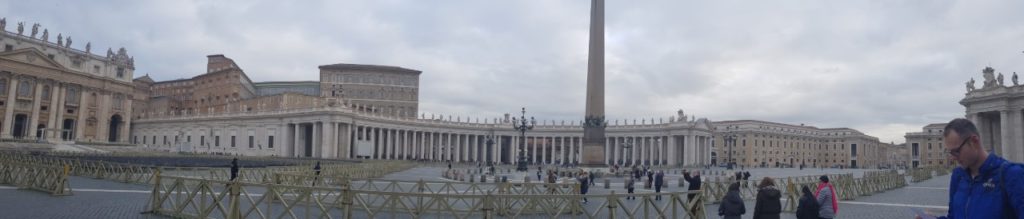 Op deze foto zie je Vaticaanstad in rome